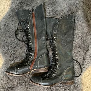 Steve Madden Perrin tall lace up boots